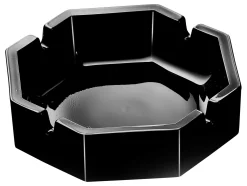 Aschenbecher Karo | 10 cm | schwarz