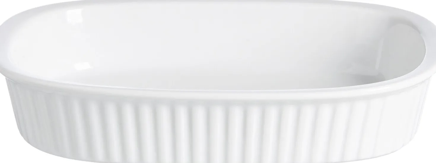 Auflaufform Bianco | 27 x 19 x 5 cm | 1,3 Liter | weiss