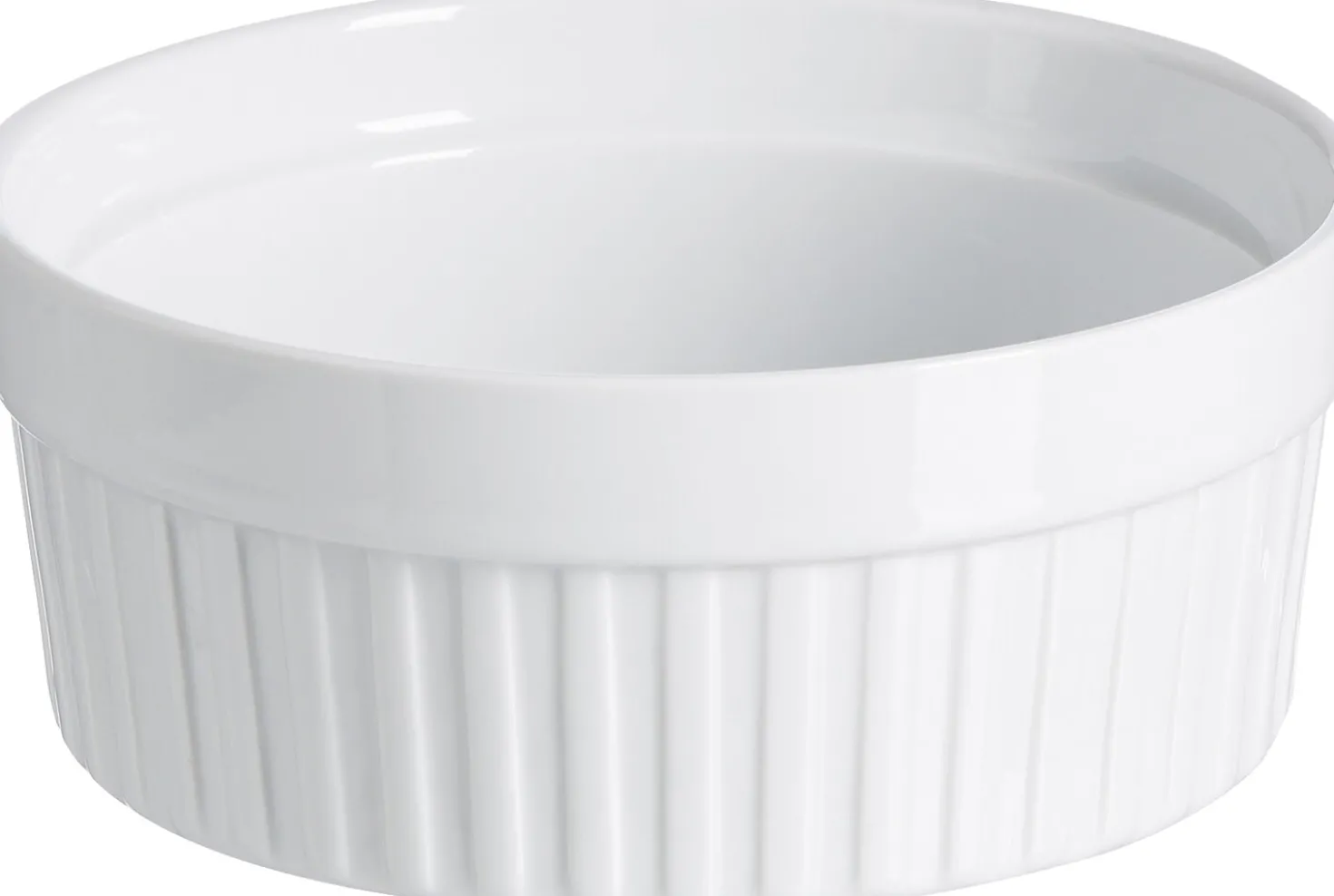 Auflaufform Bianco | 15 x 15 x 6 cm | 550 ml | weiss