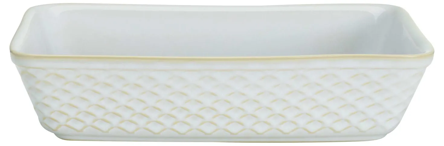 Auflaufform Kiruna | 30,5 x 20,5 x 7 cm | 2,4 Liter | weiss