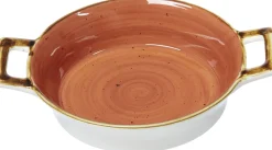 Auflaufform Romo | 25,5 x 20 x 5 cm | 800 ml | terra | mit Henkel