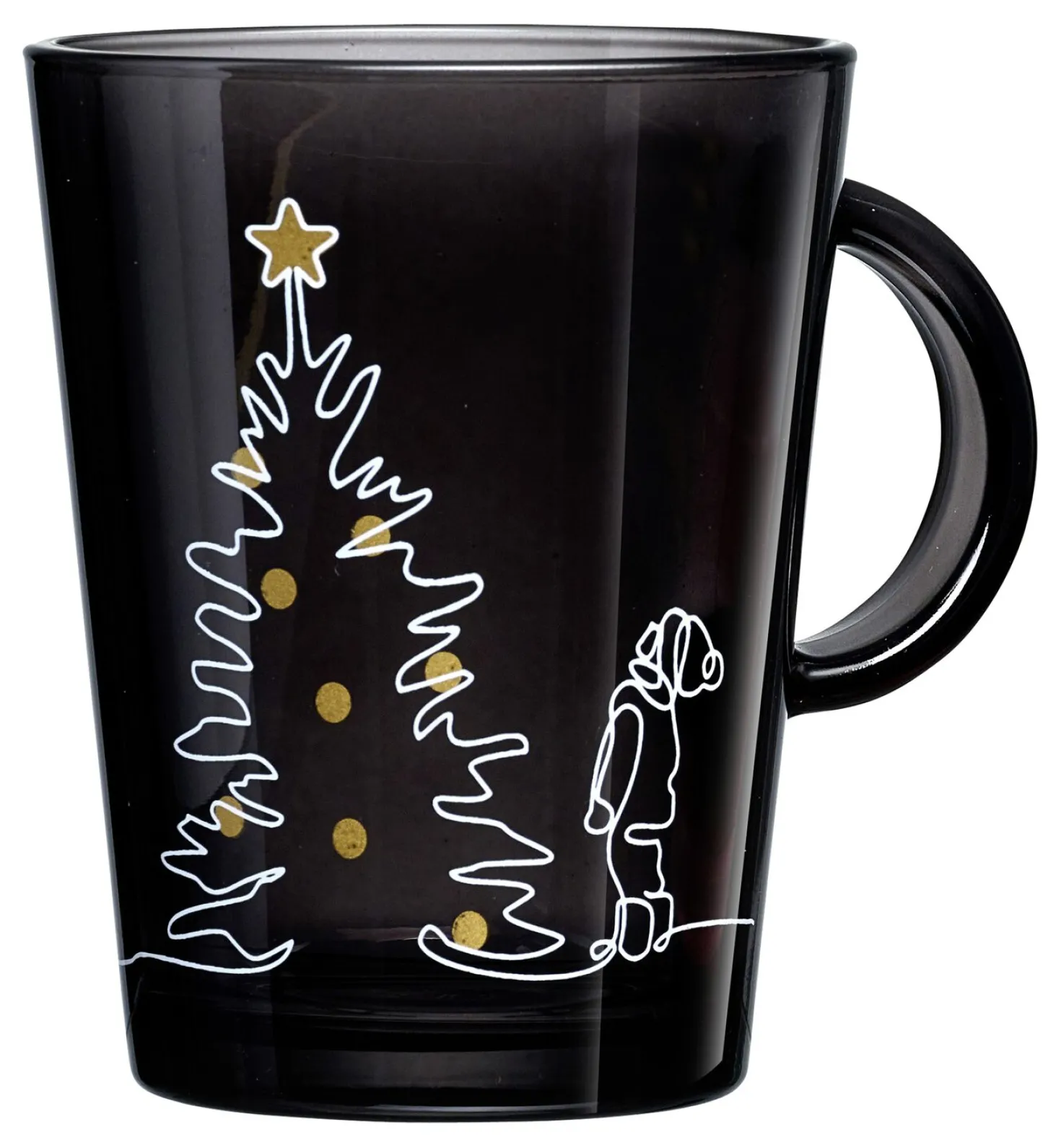 Becher Lichterglanz | 380 ml | schwarz