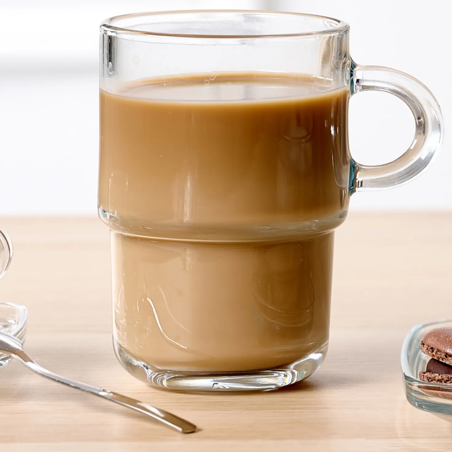 Becher-Set Americano | 2-teilig | 350 ml | stapelbar | hitzebeständiges Glas