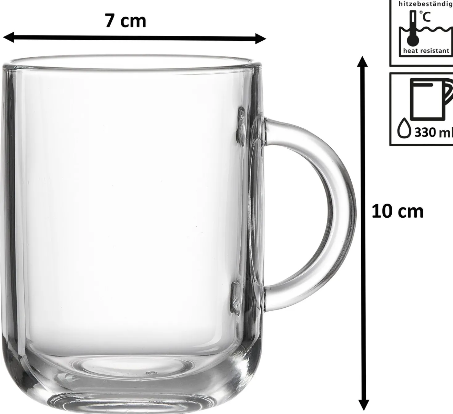 Becher-Set Marco | 6-teilig | 330 ml