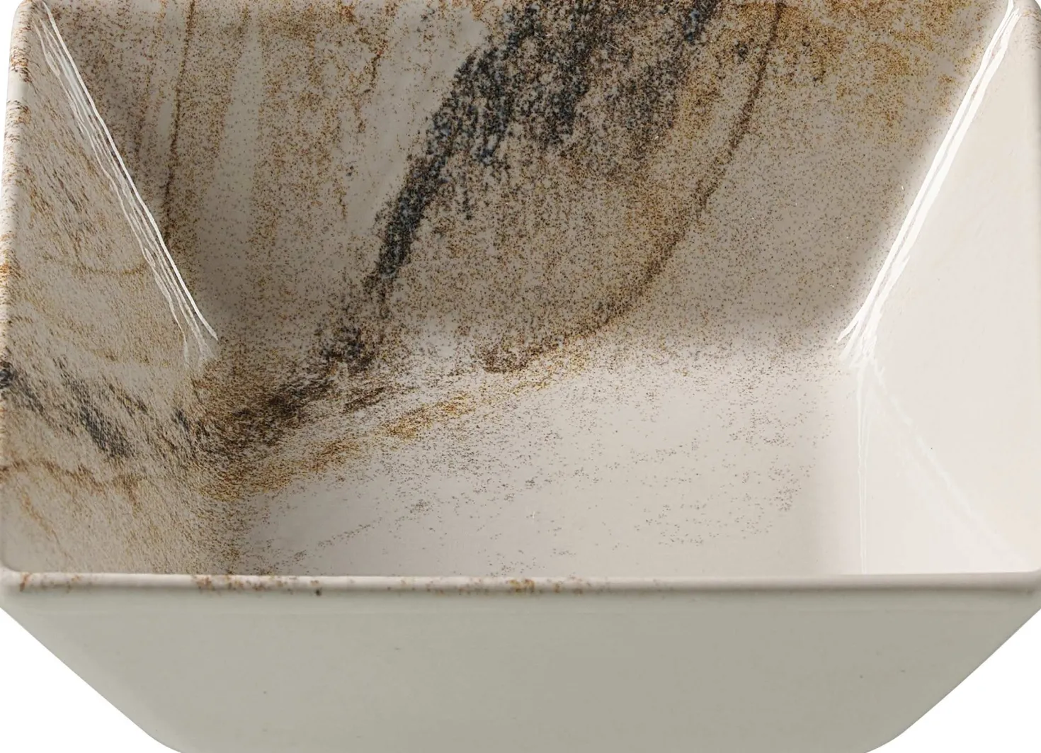 Beilagenschale Arezzo | 13 x 13 x 5 cm | braun