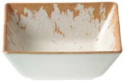 Beilagenschale Rusty | 13 x 13 x 5 cm | weiss