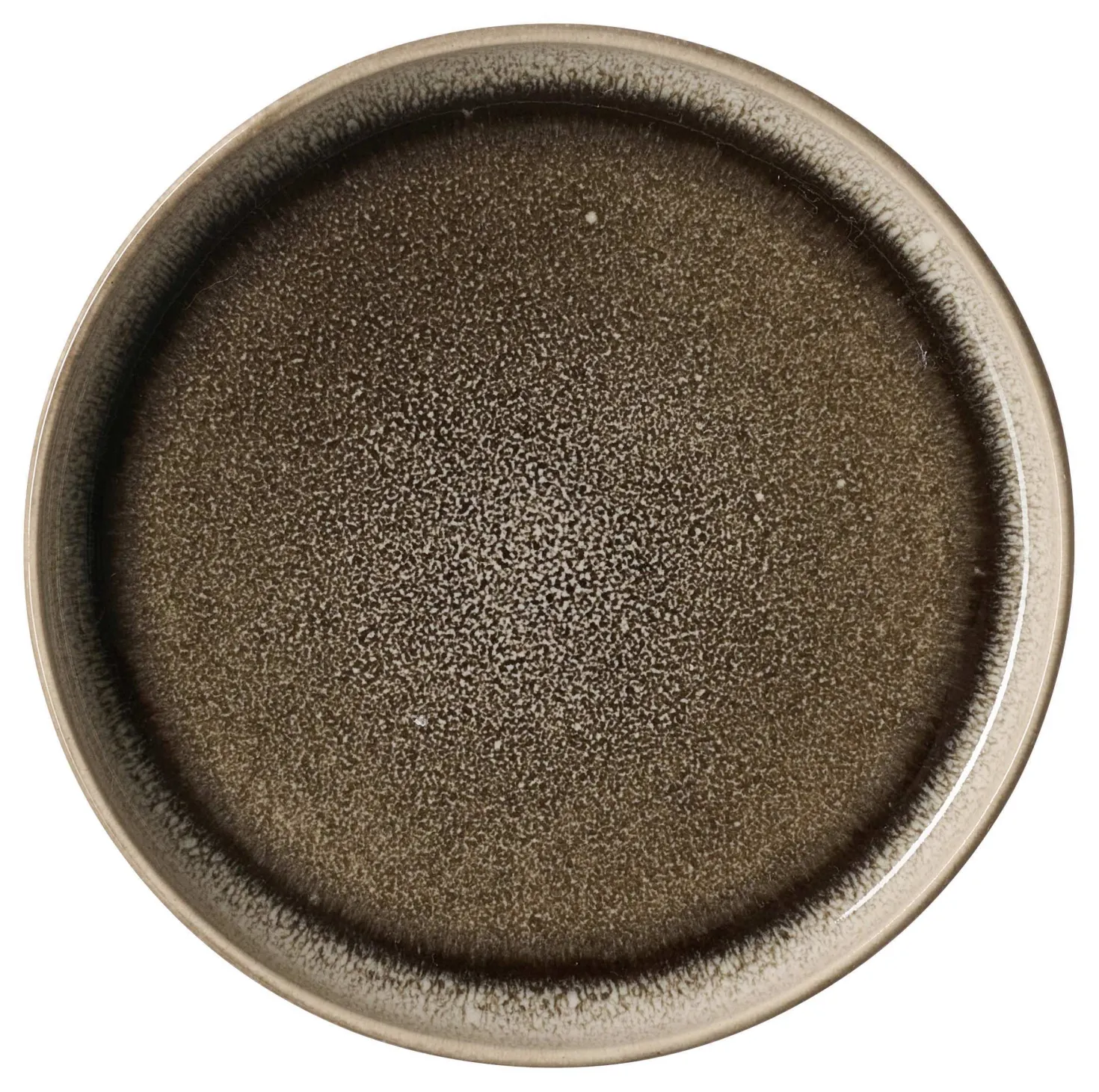 Beilagenteller flach Eda Umbra | 11,5 cm | braun