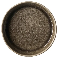 Beilagenteller flach Eda Umbra | 16 cm | braun