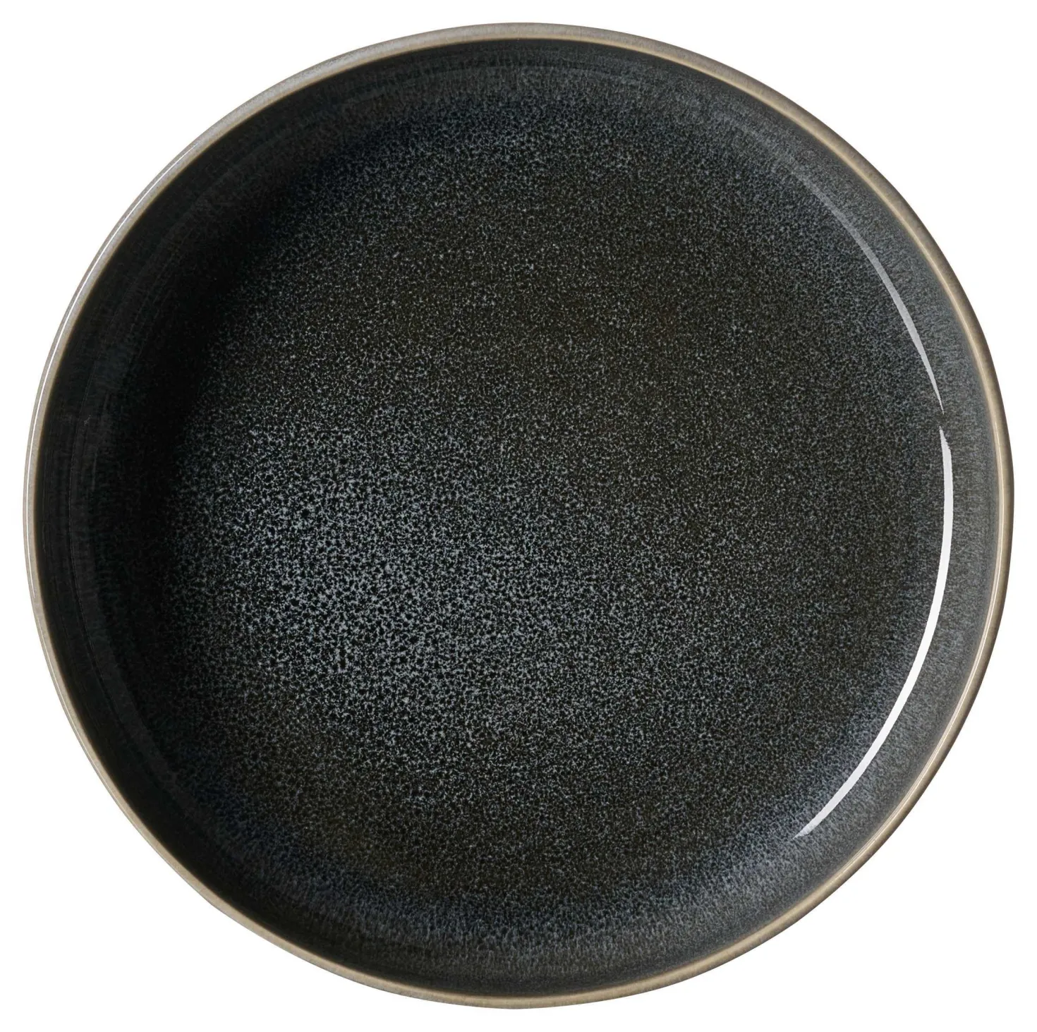 Beilagenteller tief Eda Schiefer | 17 cm | grau