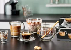 Cafe au Lait Tassen-Set Milano | 2-teilig | 650 ml | braun