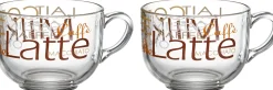 Cafe au Lait Tassen-Set Milano | 2-teilig | 650 ml | braun