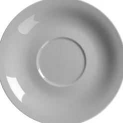 Cafe au Lait Untertasse Doppio | 17 cm | grau