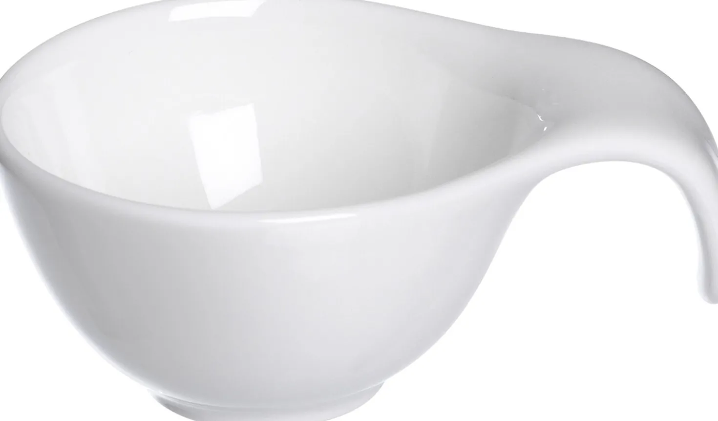 Dipschale Gusto | 8 x 6 x 4 cm | weiss | mit Griff