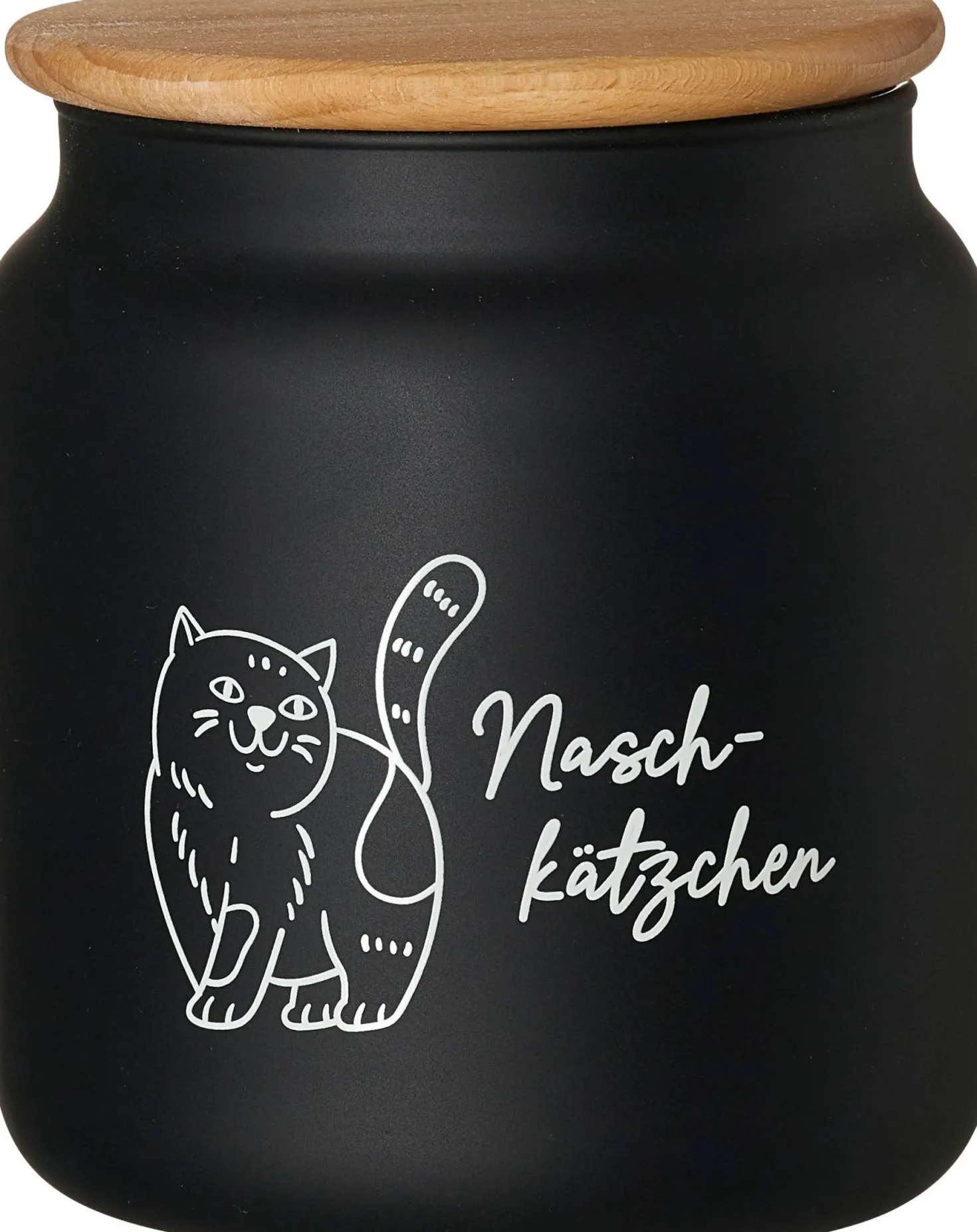 Dose Naschkätzchen | 1,1 Liter | schwarz