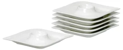 Eierbecher-Set Melodie | 6-teilig | weiss