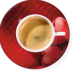 Espresso-Set Amore | 4-teilig | 90 ml | rot