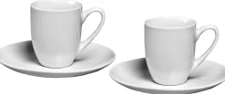 Espresso-Set Bianco | 4-teilig | 80 ml | weiss