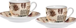 Espresso-Set Crema | 4-teilig | beige