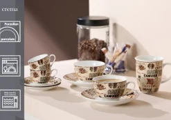 Espresso-Set Crema | 4-teilig | beige