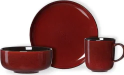 Frühstücksservice Gambia | 12-teilig | rot