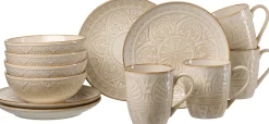 Frühstücksservice Omara | 12-teilig | beige