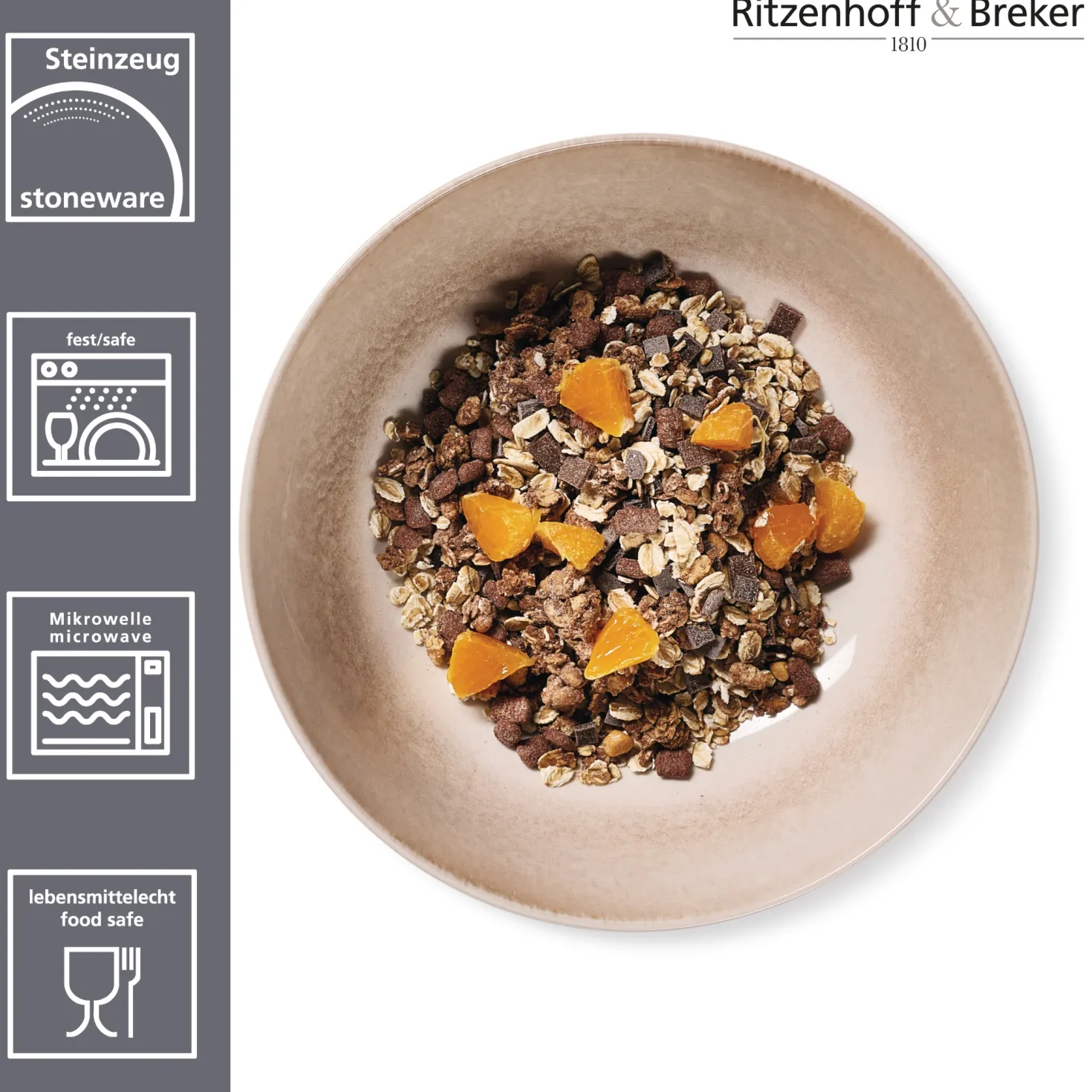 Frühstücksservice Savora | 12-teilig | braun
