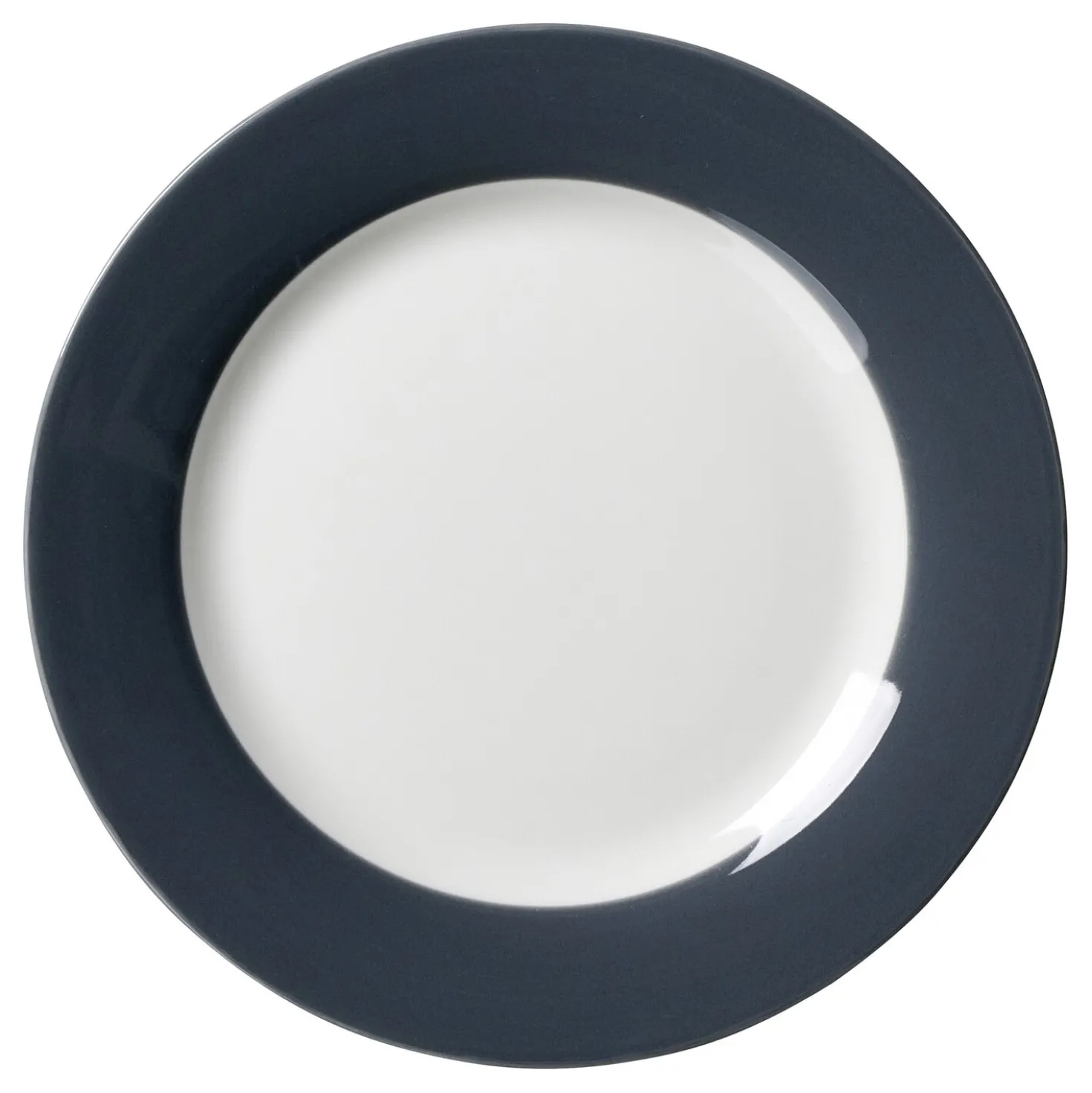 Frühstücksteller Doppio | 20,5 cm | anthrazit
