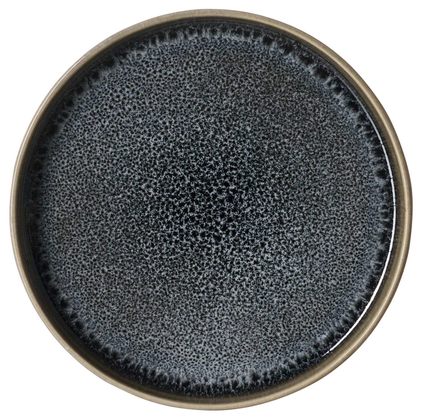 Frühstücksteller Eda Schiefer | 22 cm | grau