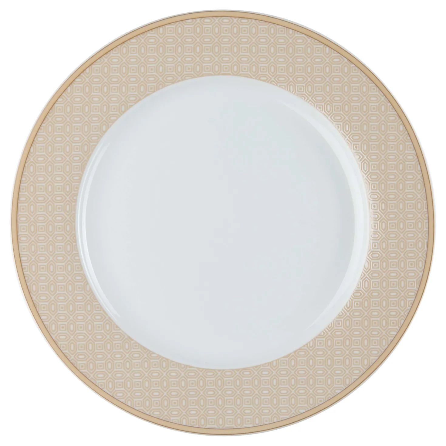 Frühstücksteller Geo | 20,5 cm | weiss