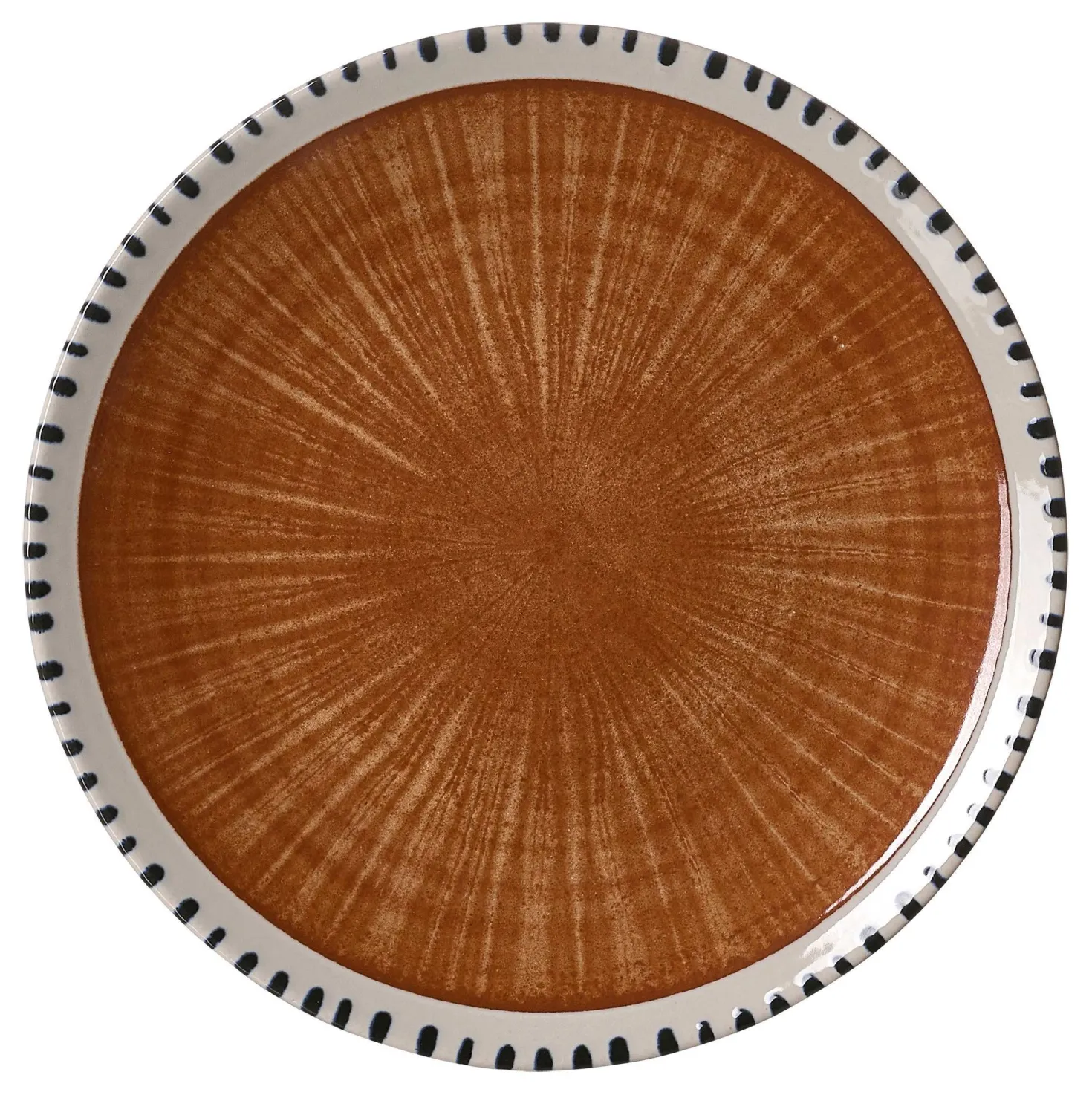 Frühstücksteller Natura | 20,5 cm | braun