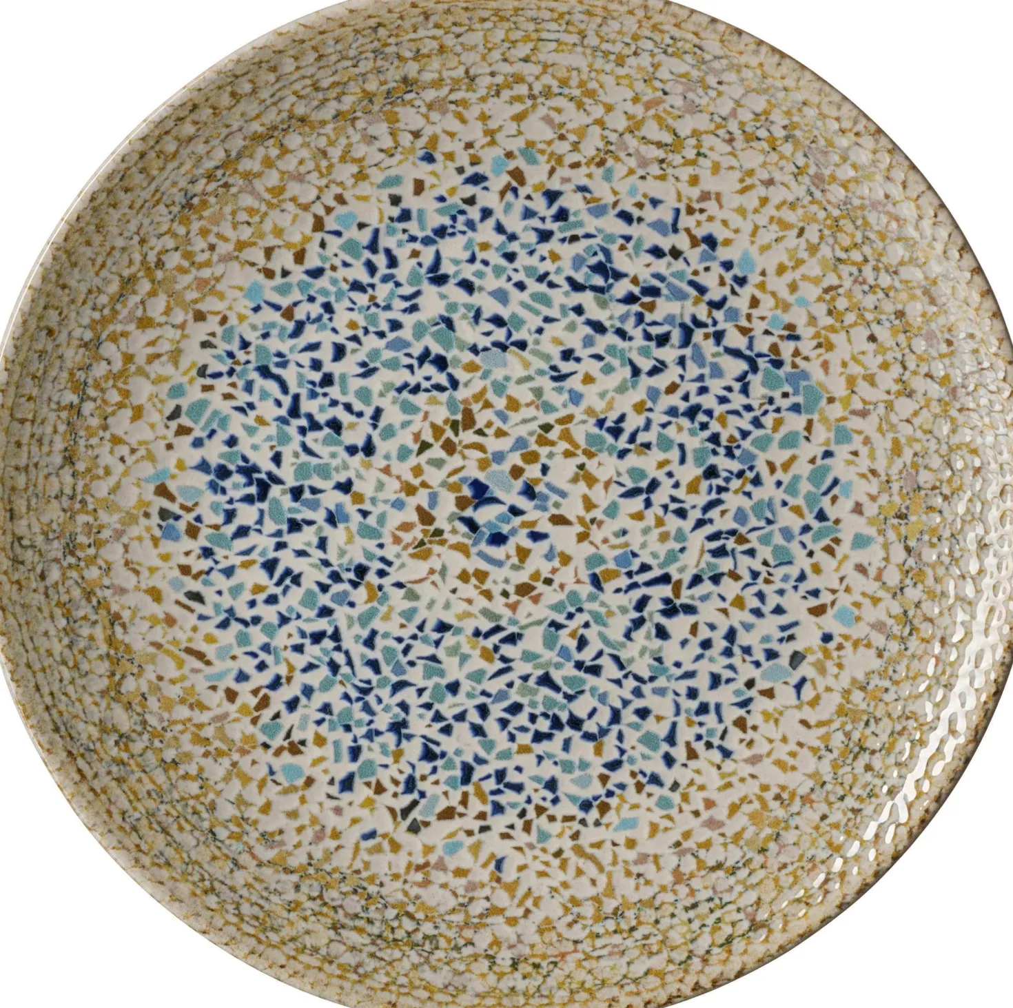 Frühstücksteller Rimini Mosaik Sand | 20,5 cm | beige