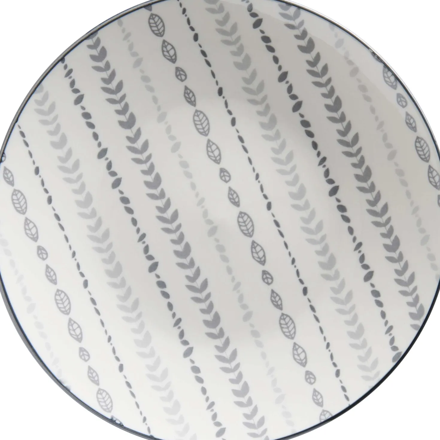 Frühstücksteller Sendai Ranke | 21 cm | grau