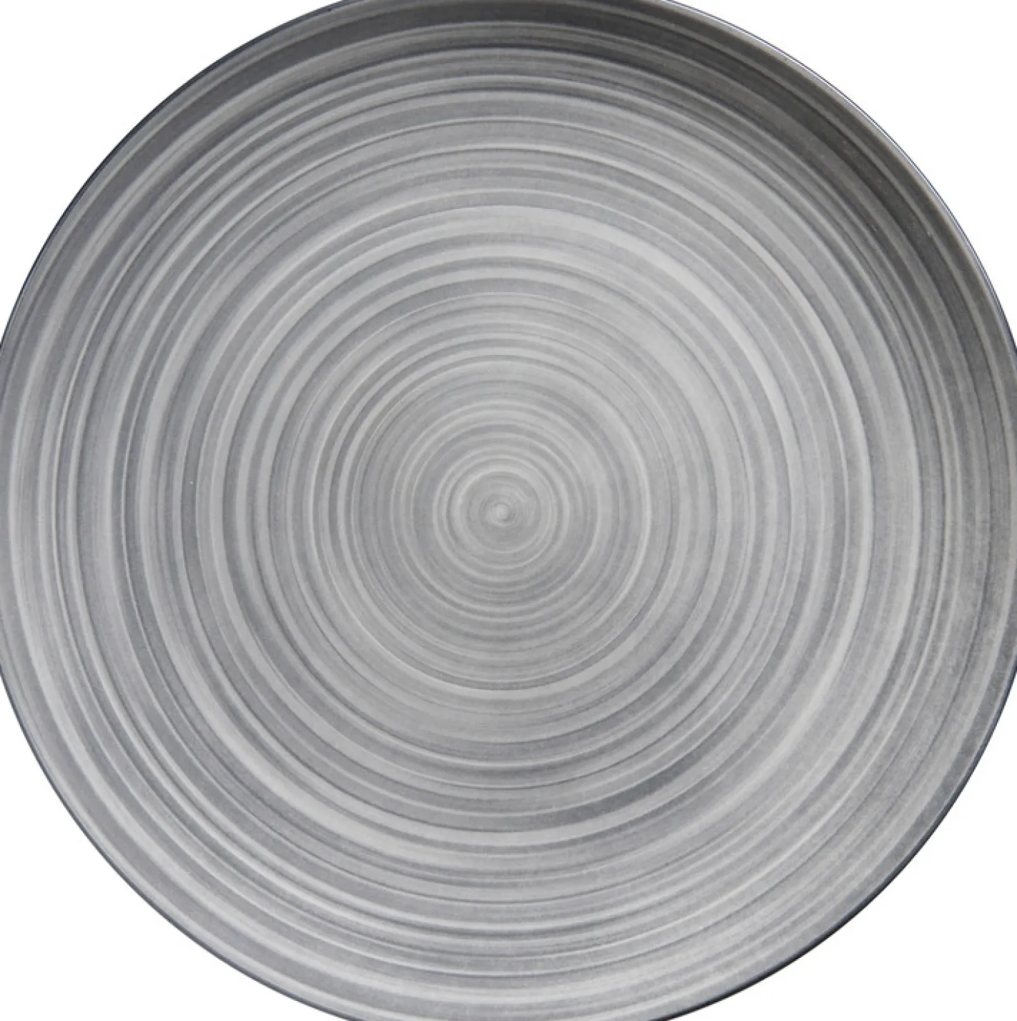 Frühstücksteller Sendai Wirbel | 21 cm | grau
