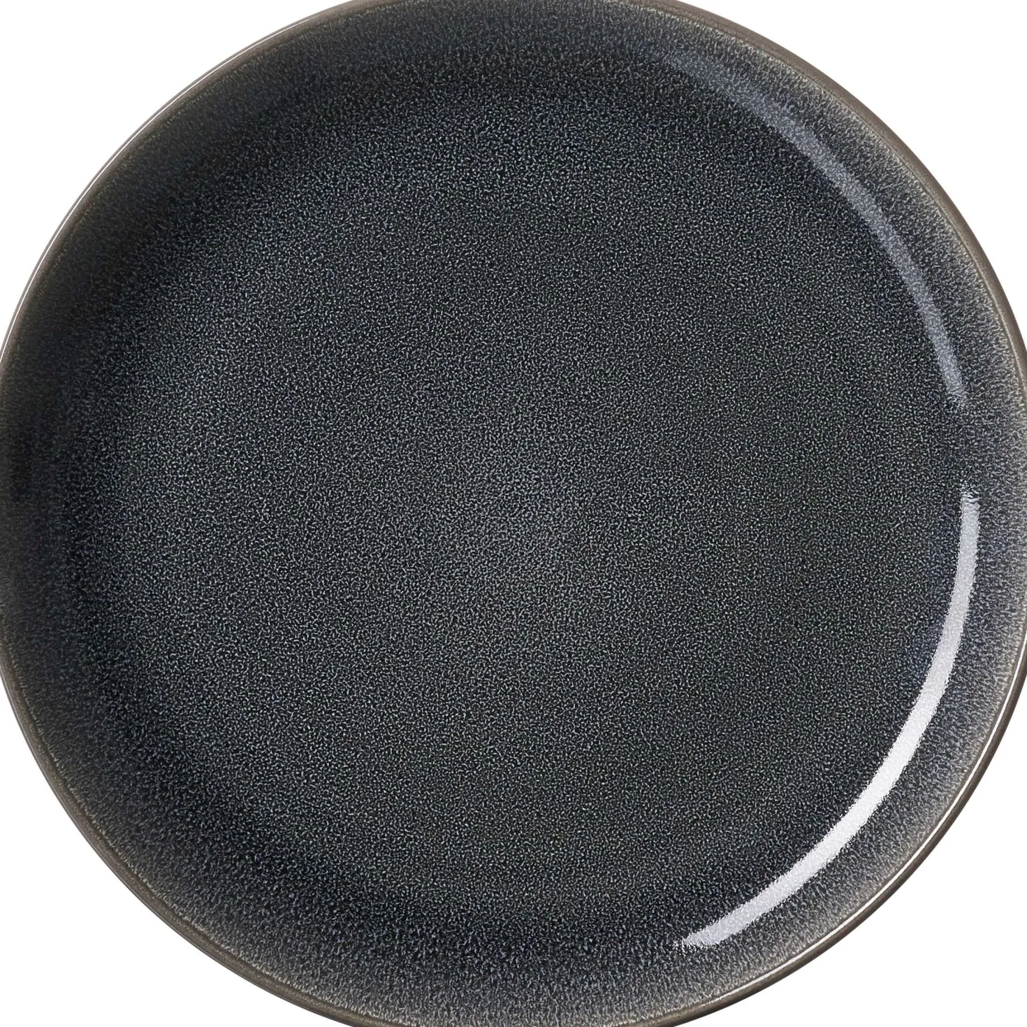 Frühstücksteller Toledo | 20,5 cm | grau