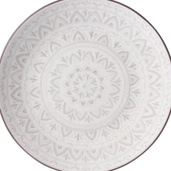 Frühstücksteller Valencia Dekor | 21,5 cm | weiss