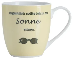 Kaffeebecher Auszeit Sonne | 500 ml