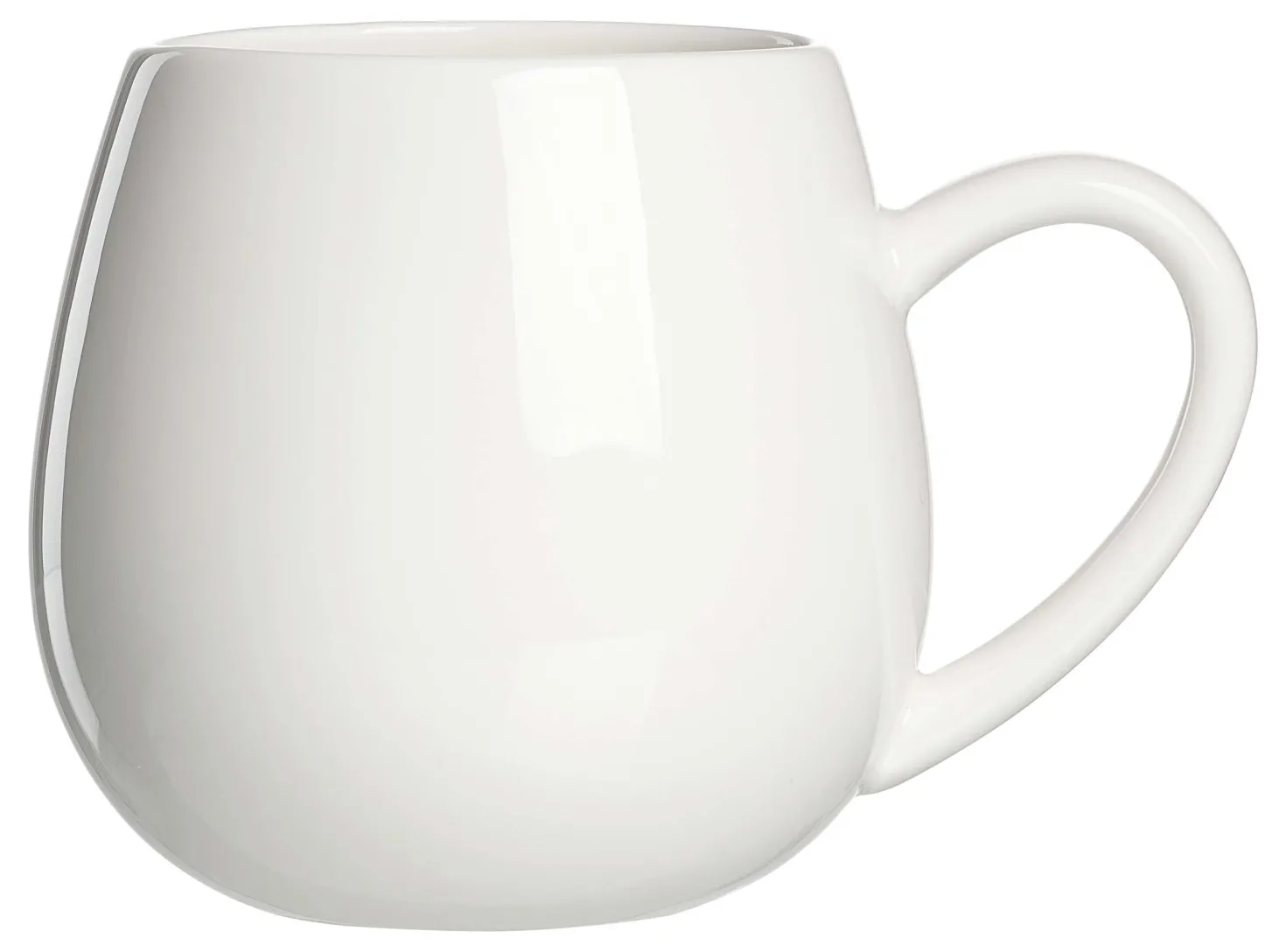 Kaffeebecher Bari | 450 ml | weiss | bauchig