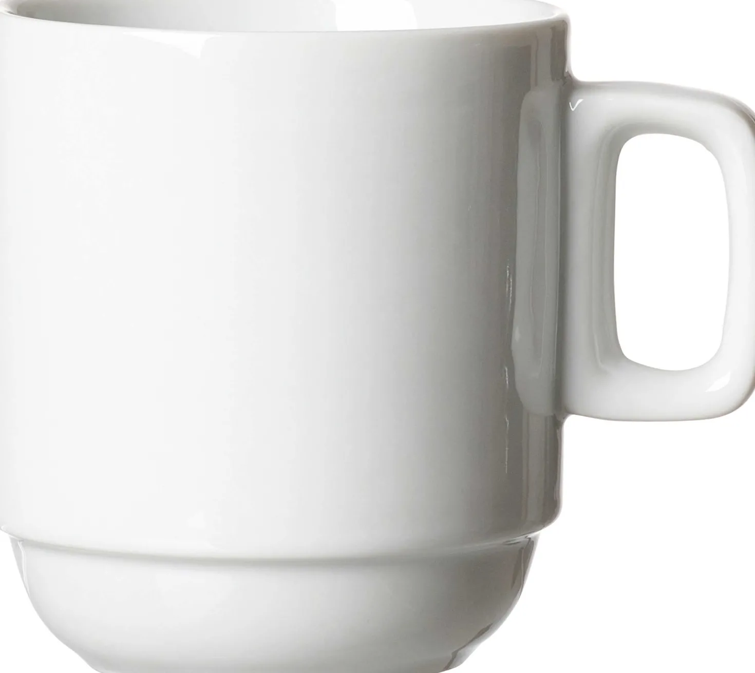 Kaffeebecher Bianco | 245 ml | weiss | stapelbar