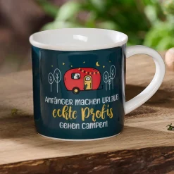 Kaffeebecher Camping Profis| 360 ml | blau