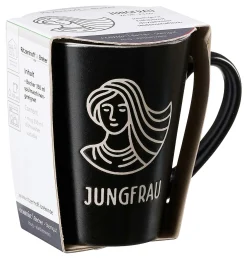 Kaffeebecher Cosmic Jungfrau | 350 ml | schwarz
