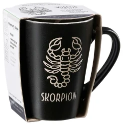 Kaffeebecher Cosmic Skorpion | 350 ml | schwarz