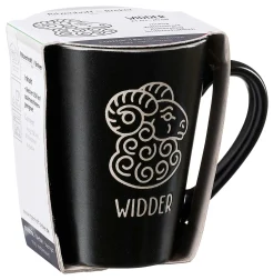 Kaffeebecher Cosmic Widder | 350 ml | schwarz