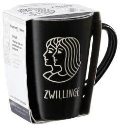 Kaffeebecher Cosmic Zwillinge | 350 ml | schwarz