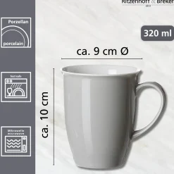 Kaffeebecher Doppio | 320 ml | grau