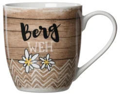 Kaffeebecher Enzian Bergweh | 500 ml | braun