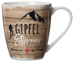 Kaffeebecher Enzian Gipfelstürmer | 360 ml | braun