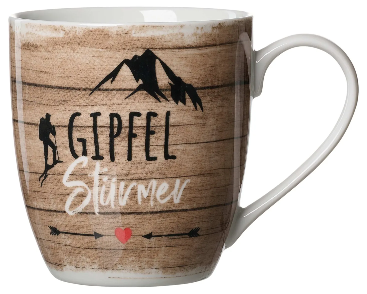Kaffeebecher Enzian Gipfelstürmer | 500 ml | braun