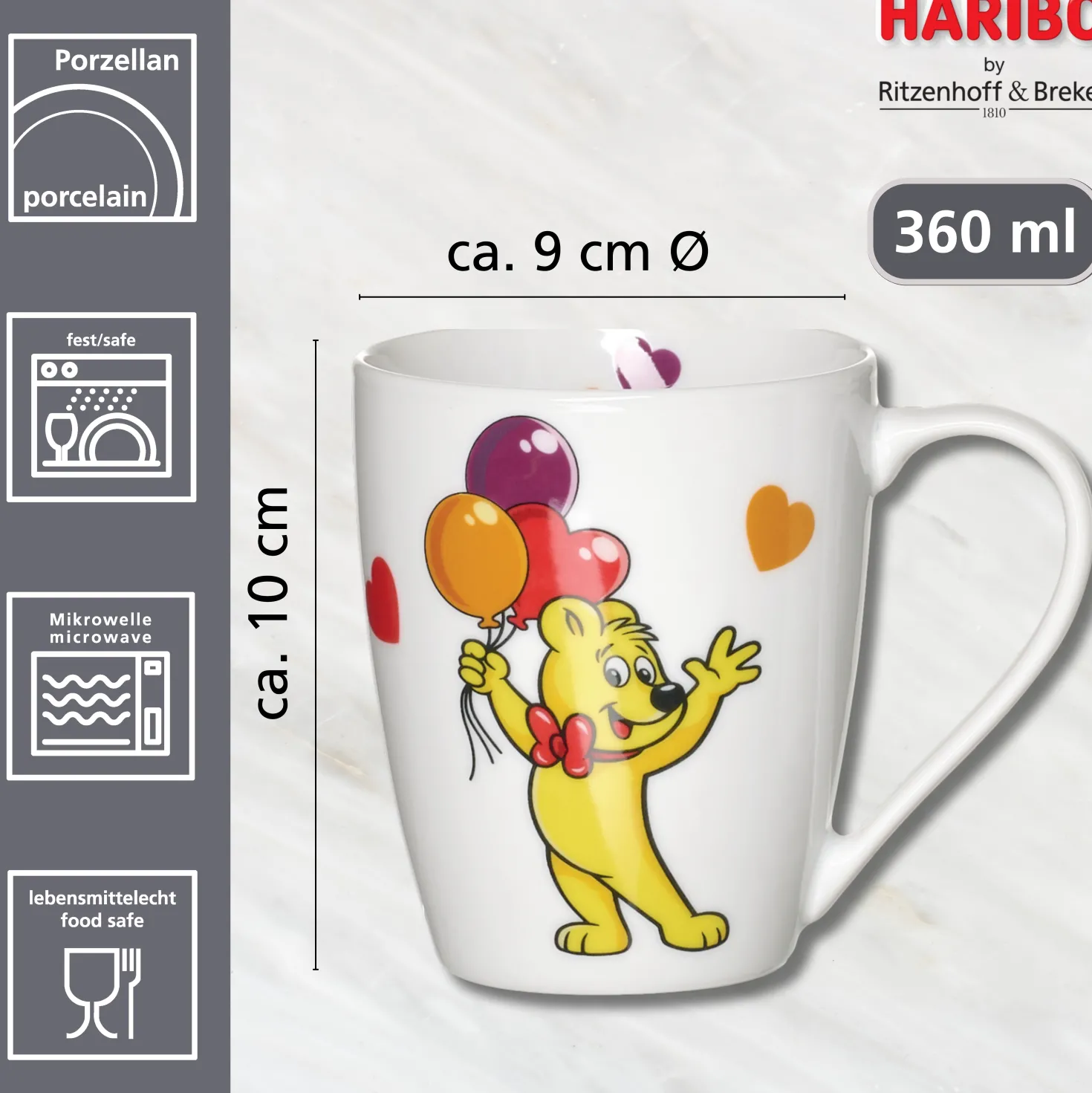 Kaffeebecher HARIBO Balloon | 360 ml