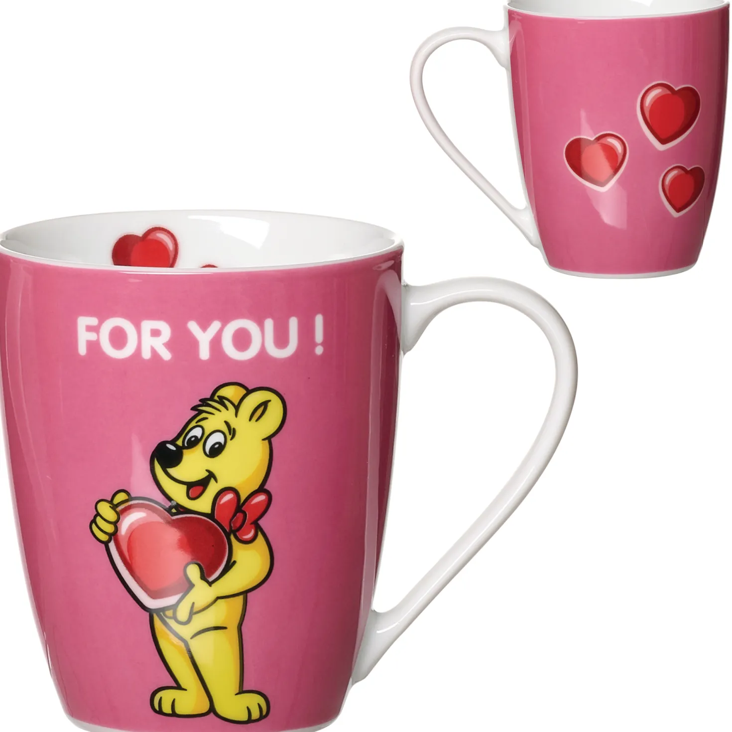 Kaffeebecher HARIBO For you | 360 ml | pink