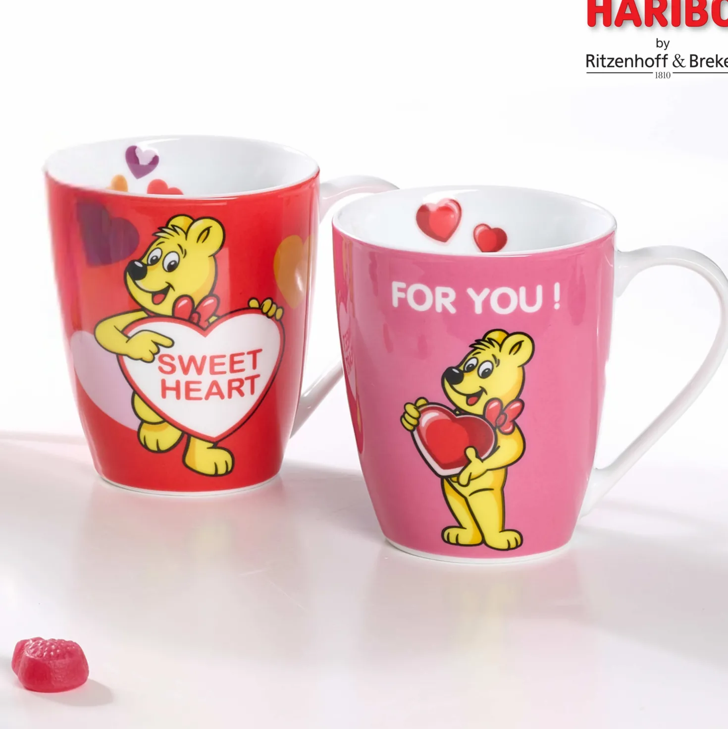Kaffeebecher HARIBO For you | 360 ml | pink